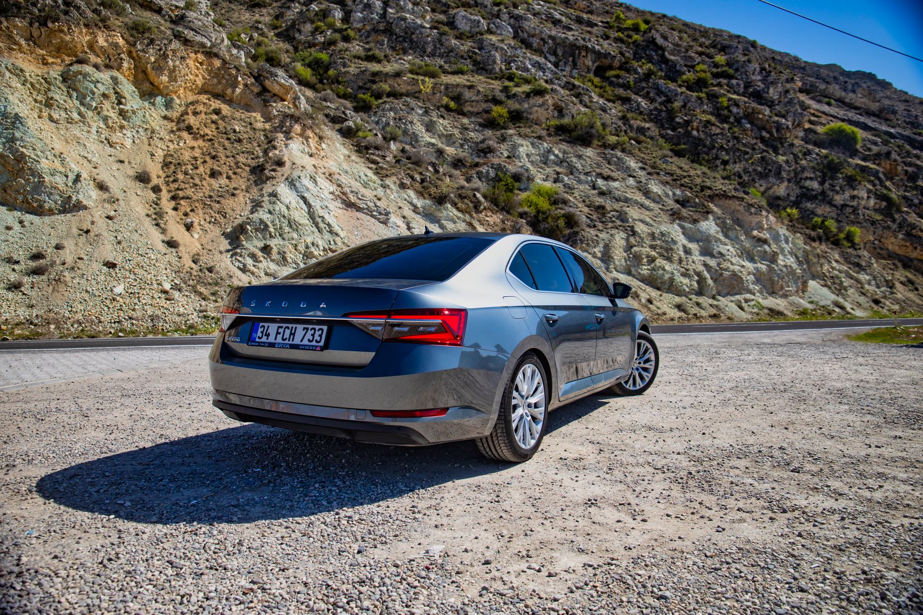 Škoda na horskej ceste